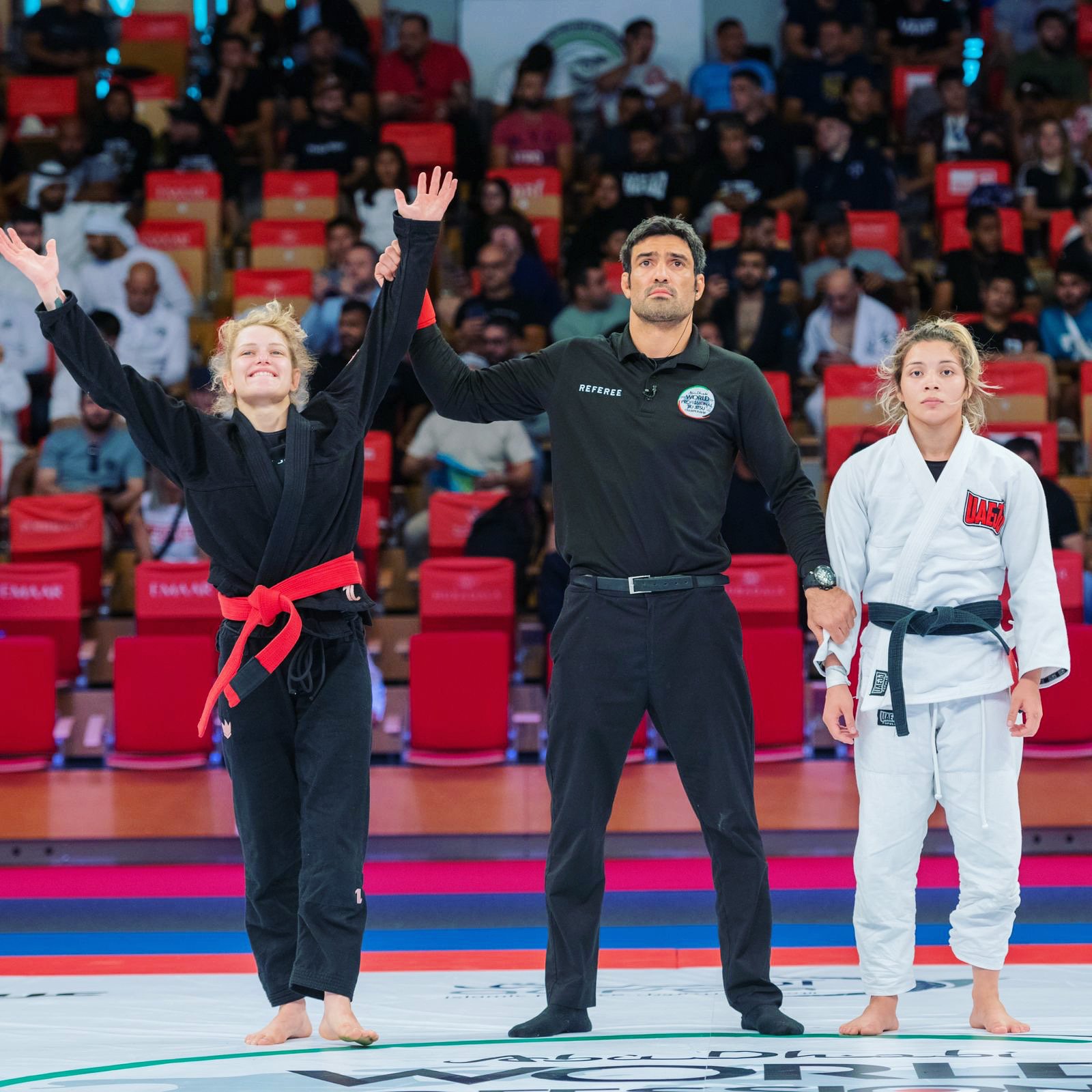 Eliana Carauni ganando un torneo